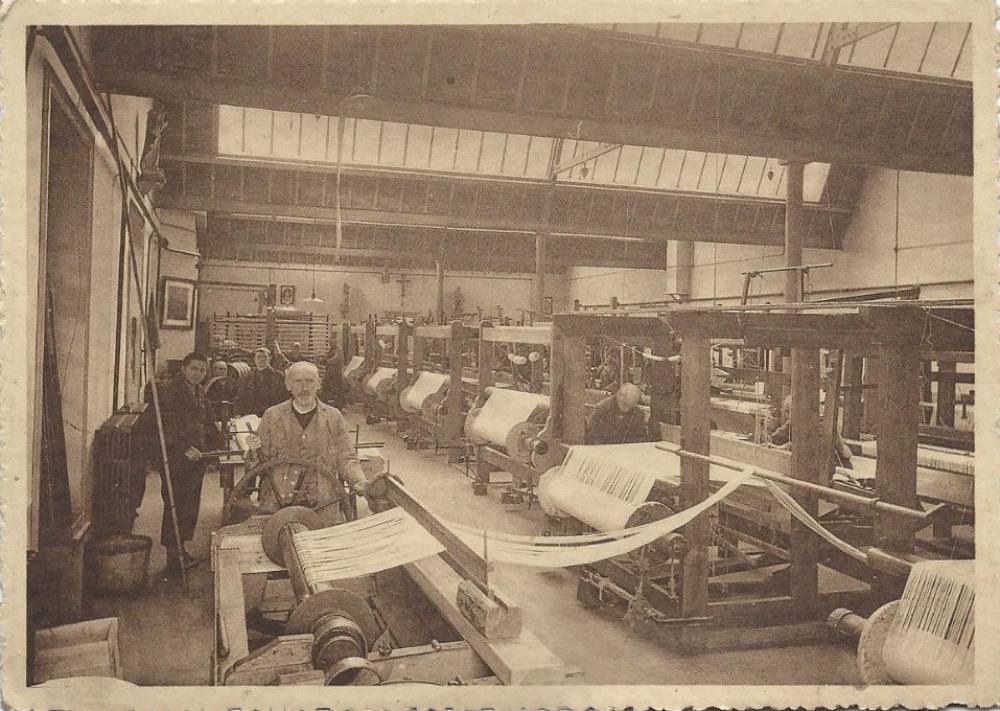 1935 St Amedeus Weverij - usine de tissage - Weberei - weaving mill