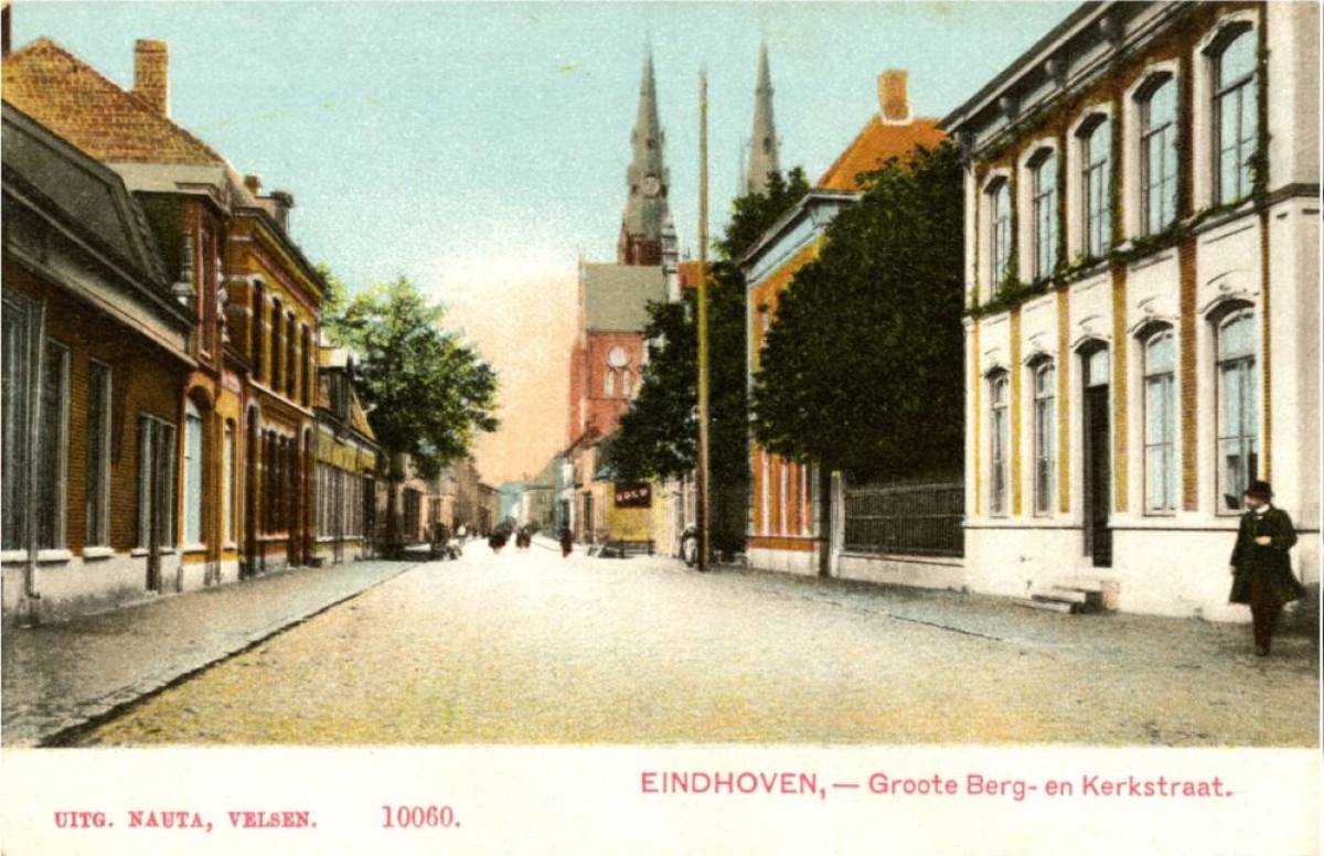 Eindhoven Grote Berg richting Catharinakerk