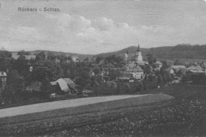 Panorama von Rückers in Schles 1929